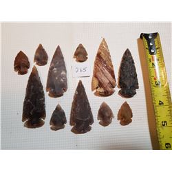 SHARPENED FIELD STONES (LARGE AND SMALL)