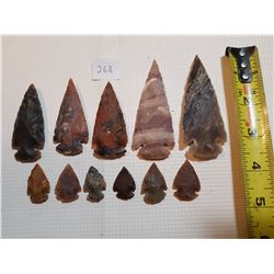 SHARPENED FIELD STONES (LARGE AND SMALL)