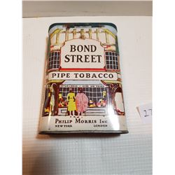 BOND STREET TOBACCO TIN