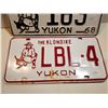 Image 3 : 2 YUKON LICENSE PLATES (1968)