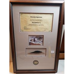 VINTAGE PA BOTTLERS-DUCKS UNLIMITED AWARD