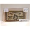 Image 1 : 1870 TWENTY FIVE CENT BILL (CANADA) *SHINPLASTER* (GREAT GRAPHICS)
