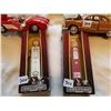 Image 2 : LOT OF 2 1:18 GAS PUMPS AND 3 DIE CAST CARS