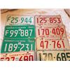 Image 3 : LOT OF 9 LICENSE PLATES (SASK) *1968-1975-4 ARE 1973 RCMP*