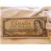 Image 1 : 20 DOLLAR BILL (CANADA-1954) *DEVILS FACE*