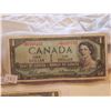 Image 3 : LOT OF 3-ONE DOLLAR BILLS (CANADA) *1937-1954 REPLACEMENT-1967 SERIAL NUMBERED*