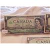Image 3 : LOT OF 3-ONE DOLLAR BILLS (CANADA) *1967 REPLACEMENT-1967 NO SER #-1954*