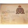 Image 3 : RCMP MISSION RESOLUTION PLAQUE (1937 ORDER SHEET, HISTORICAL MAP)