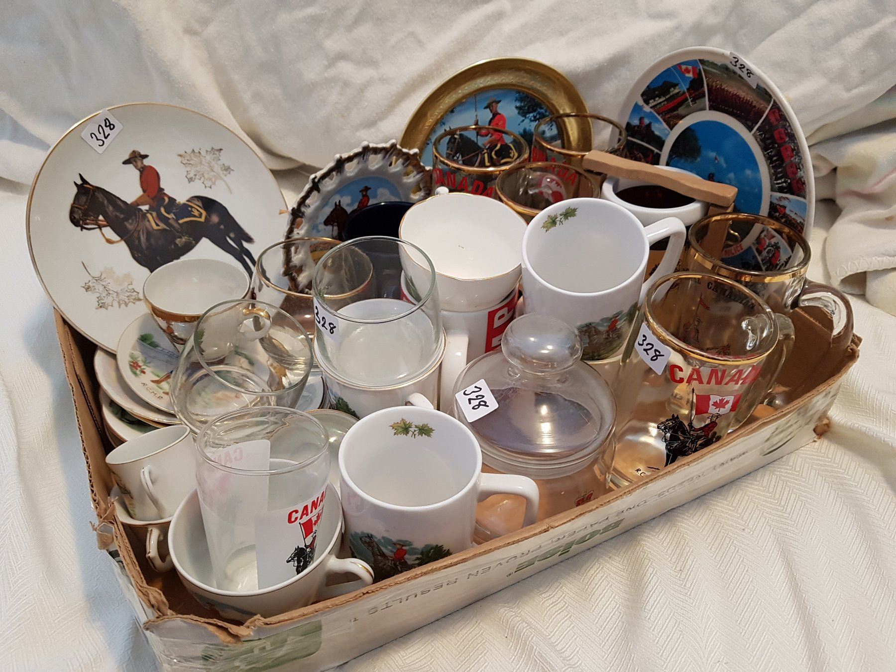 RCMP LOT (CUPS, SAUCERS, MUGS, PLATES, ETC..) Schmalz Auctions