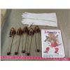 Image 1 : LOT OF SHOE STRETCHERS, GLOVES AND 1938 LIBERTY MAGAZINE
