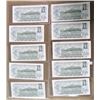 Image 3 : LOT OF 10 ONE DOLLAR BILLS WITH SEQUENTIAL SERIAL NUMBERS (CANADA) *1973* (ECL8854888-ECL8854897)