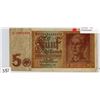 Image 1 : GERMAN 5 REICHSMARK NOTE (1942)