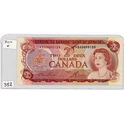 TWO DOLLAR BILL (CANADA) *1974*