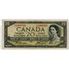 Image 1 : TWENTY DOLLAR BILL (CANADA) *1954* (DEVILS HEAD)