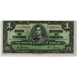 ONE DOLLAR BILL (CANADA) *1937*