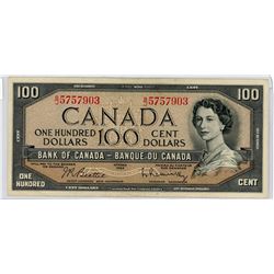 ONE HUNDRED DOLLAR BILL (CANADA) *1954*