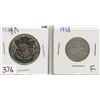 Image 1 : 1-FIFTY CENT COIN AND 1-TWENTY FIVE CENT COIN (CANADA) *1938*