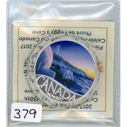 TEN DOLLAR COIN (CANADA) *2017* (FINE SILVER 99.99) *CELEBRATING CANADA'S 150TH LIGHTHOUSE AT PEGGY'