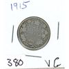 Image 1 : TWENTY FIVE CENT COIN (CANADA) *1915* (SILVER)