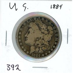 ONE DOLLAR COIN (USA) *1884* (MORGAN) *SILVER*