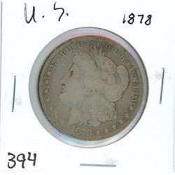 ONE DOLLAR COIN (USA) *1878* (MORGAN) *SILVER*