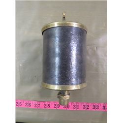 ONE LARGE BRASS OILER (MICHIGAN LUBRICATOR CO.) *8" X 3.5"*