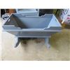 Image 2 : HAND BUILT DOVE TAILED WOODEN CRADLE (37" X 20.5" X21")