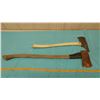 Image 1 : TWO AXES (PICK AXE/FIREMAN AXE) *HANDLES ARE 33" & 22.5"*