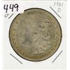 Image 1 : ONE DOLLAR COIN (USA) *1921* (MORGAN) *SILVER*