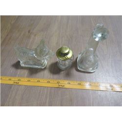 CANDY CONTAINERS (CANDLESTICK, PHONE, DOG AND LAMP)