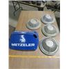 Image 2 : METZELER TIRE HOLDER AND 1963 BELAIR HUBCAPS