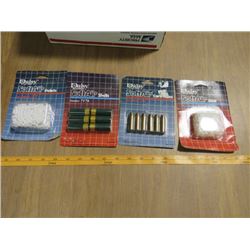 BOX OF DAISEY SOFT AIR AMMUNITION (SOFTAIR PELLETS, SHELLS, AND SOFTAIR CARTRIDGES)