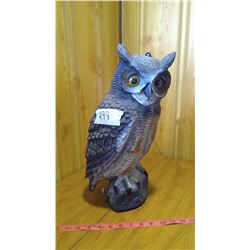 Plastic Owl Figure "Made In Italy"
