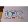 Image 1 : 1975 Northwest Territories License Plate