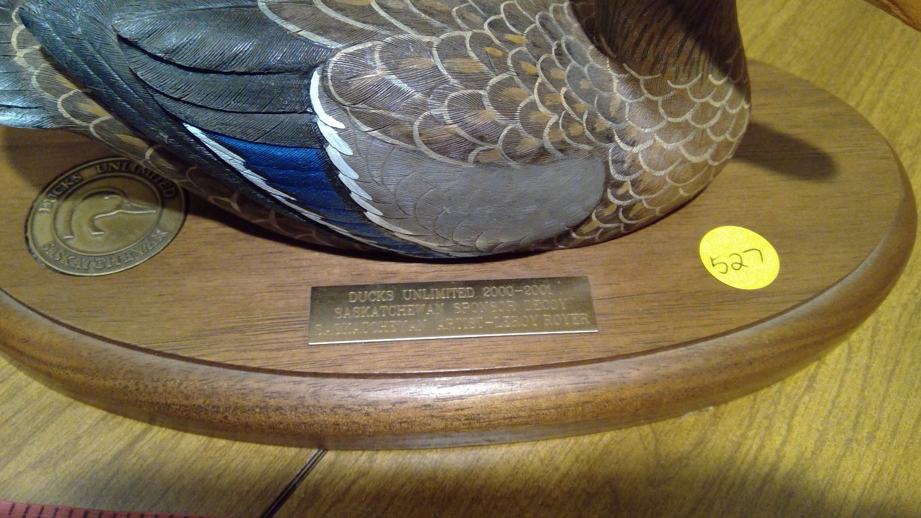 Ducks Unlimited Decoy by Leroy Royer 200001