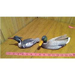Two Ducks (1 Ducks Unlimited) *please see photos of damage*