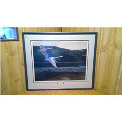 Ducks Unlimited Print "Quiet Majesty" by Liz Mitten Ryan 2307/5000 1994