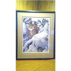 Owl Print by Kenneth A. Ferris 435/450