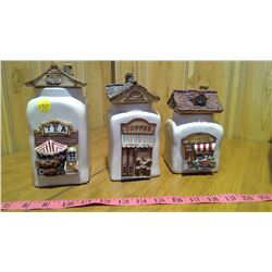 Tea, coffee, & sugar containers