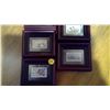 Image 2 : Lot of 5 Canadian Wildlife Conservation stamps in frames 1985-1989