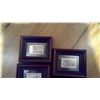 Image 3 : Lot of 5 Canadian Wildlife Conservation stamps in frames 1985-1989