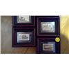 Image 2 : Lot of 5 Canadian Wildlife Conservation stamps in frames 1990-1994