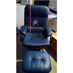 Ducks Unlimited Rocker Chair & Footrest (green)