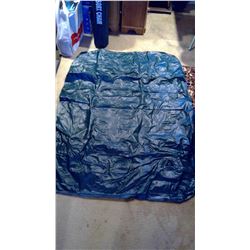 Woods Air Mattress approx 70 x 52" & foot pump