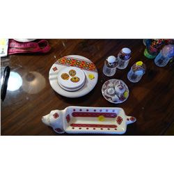 Lot of assorted Ukranian items -Ukranian Egg Golf Balls