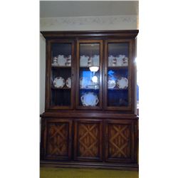 China Cabinet 58"W x 78"H x 17"D (dishware not included)