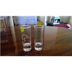 2 Ducks Unlimited Shot Glasses