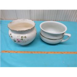 POT AND CHAMBER POT (8")