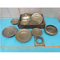 LOT OF ASSORTED BRASS ITEMS