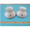 Image 1 : TWO LAMP SHADES (BOTTOM IS 7" W, TOP IS 4" W, 5" TALL)